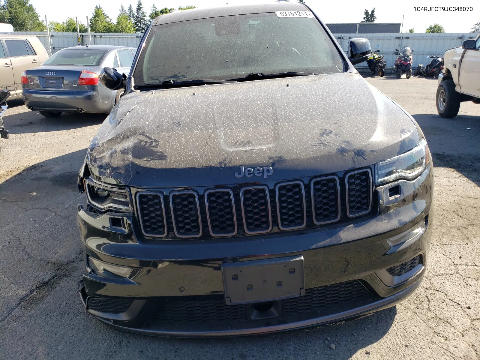 2018 Jeep Grand Cherokee Overland VIN: 1C4RJFCT9JC348070 Lot: 63761214