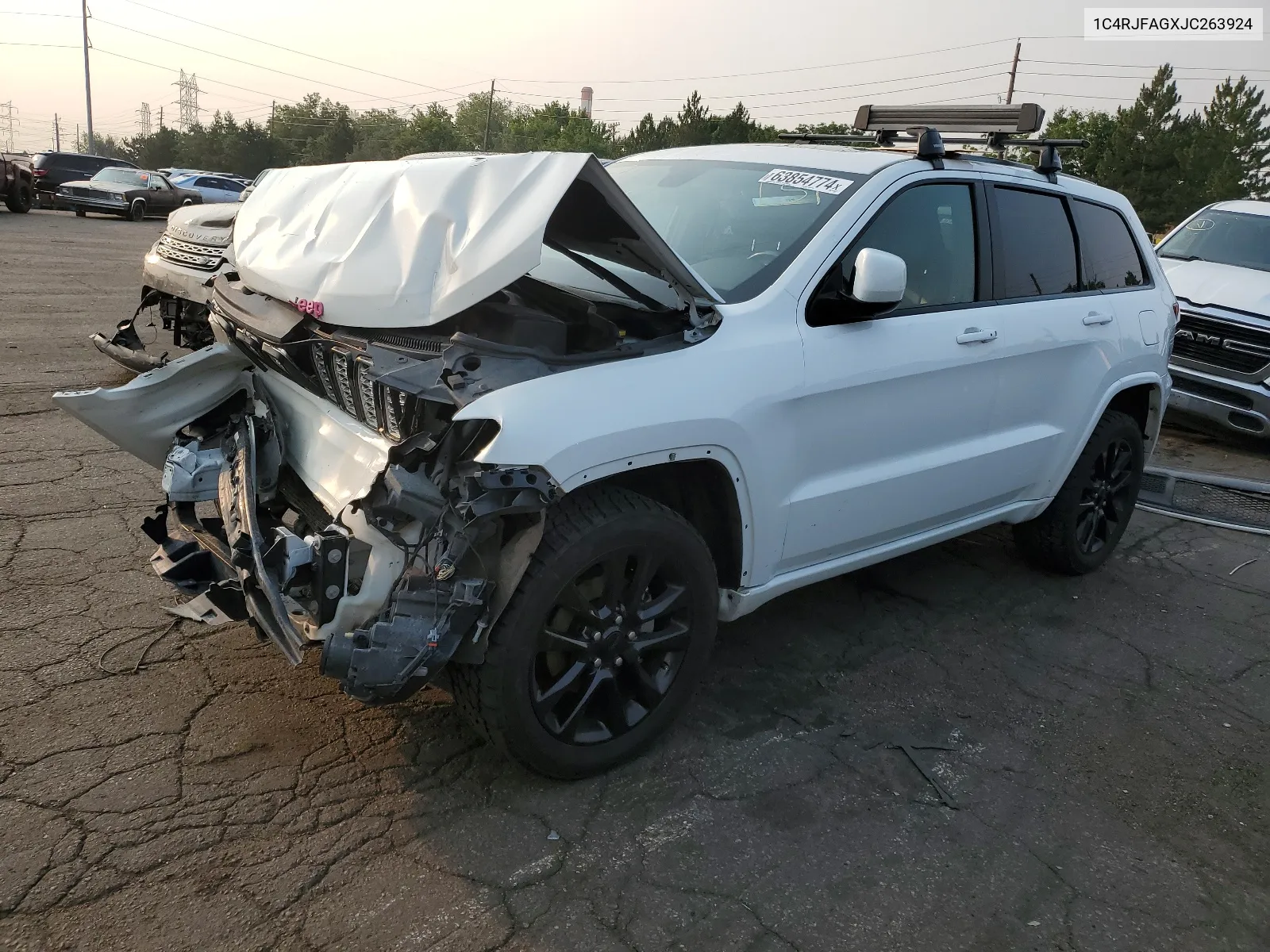 2018 Jeep Grand Cherokee Laredo VIN: 1C4RJFAGXJC263924 Lot: 63854774