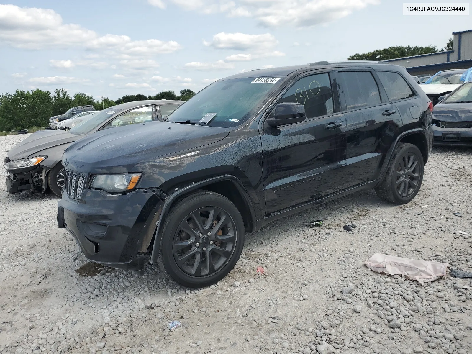 2018 Jeep Grand Cherokee Laredo VIN: 1C4RJFAG9JC324440 Lot: 64186254