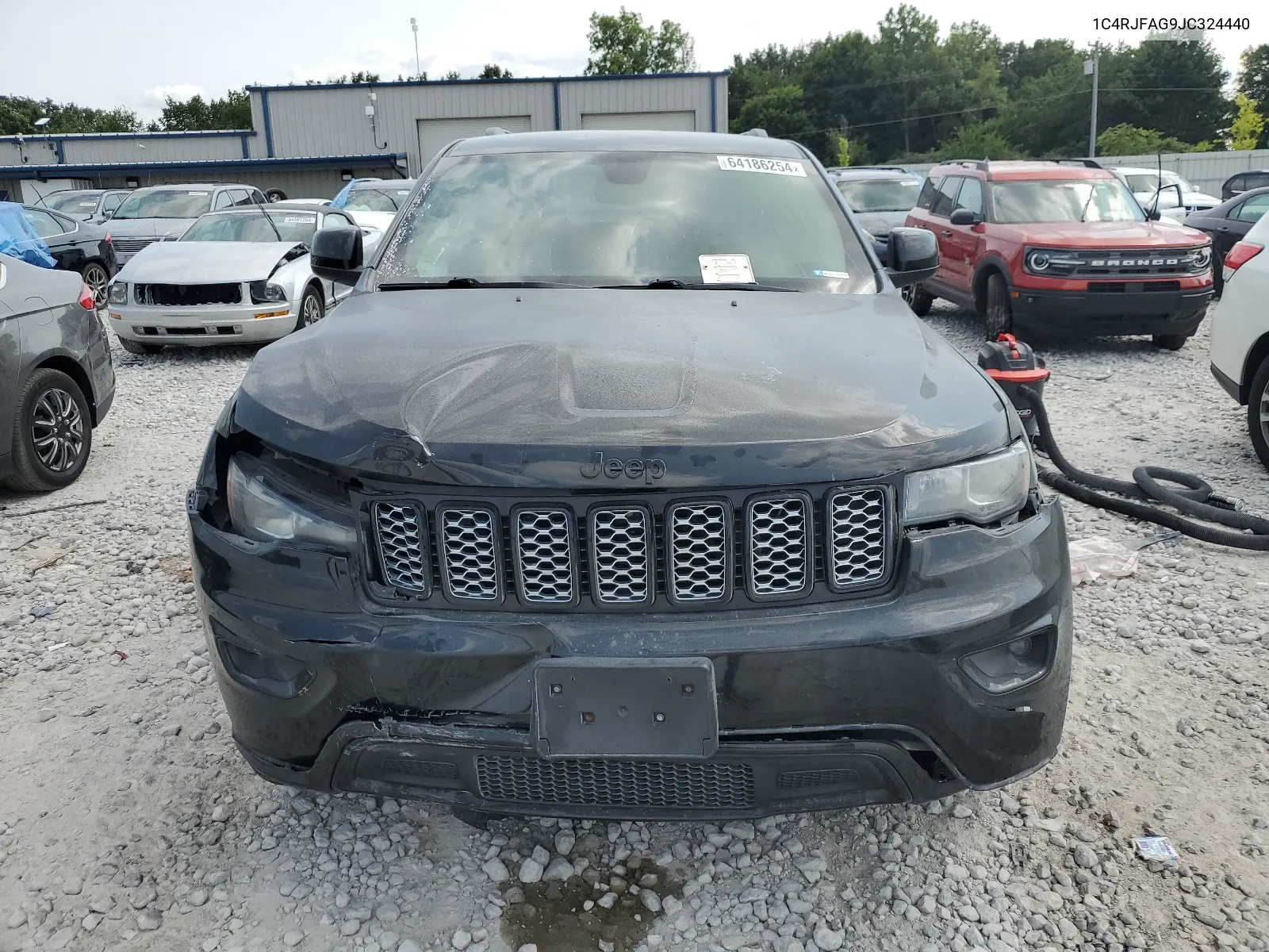 2018 Jeep Grand Cherokee Laredo VIN: 1C4RJFAG9JC324440 Lot: 64186254