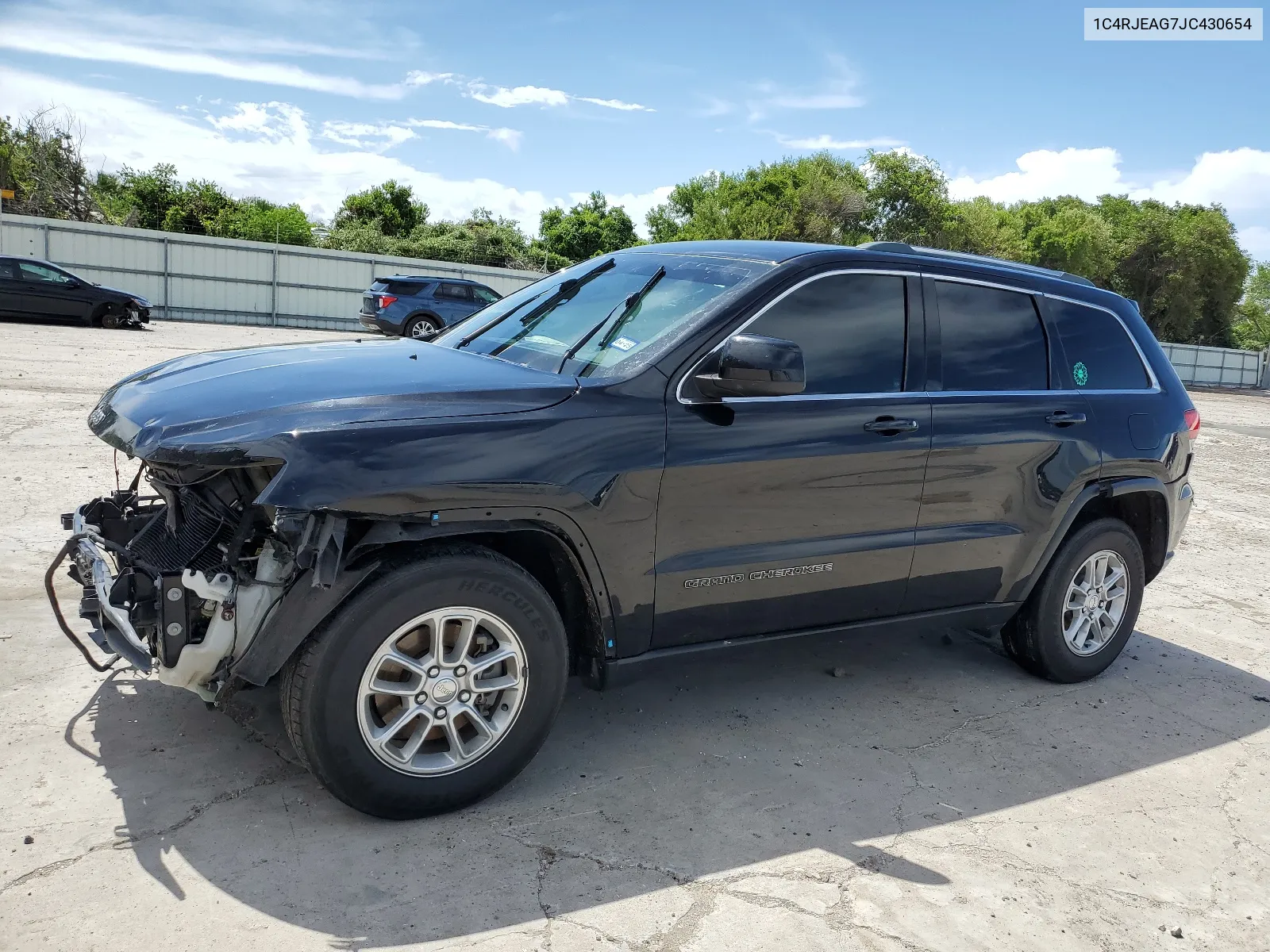 2018 Jeep Grand Cherokee Laredo VIN: 1C4RJEAG7JC430654 Lot: 64584314