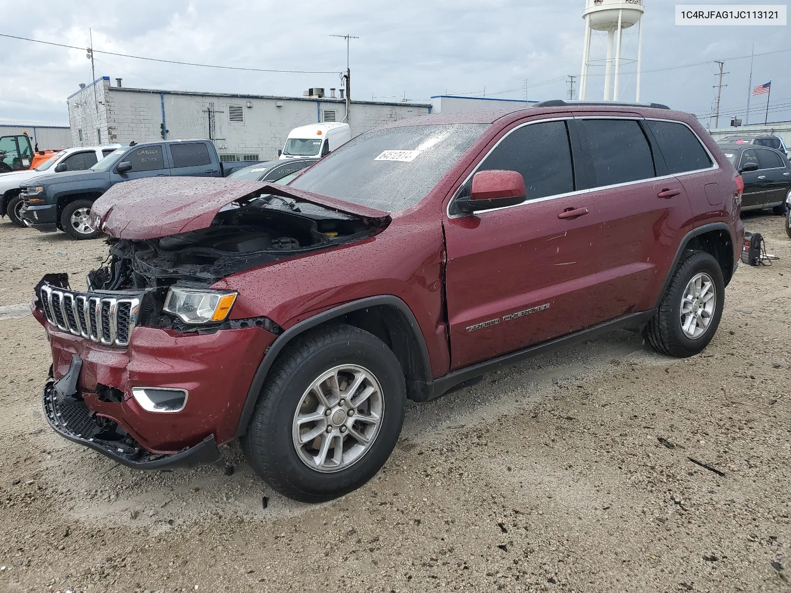 2018 Jeep Grand Cherokee Laredo VIN: 1C4RJFAG1JC113121 Lot: 64612914