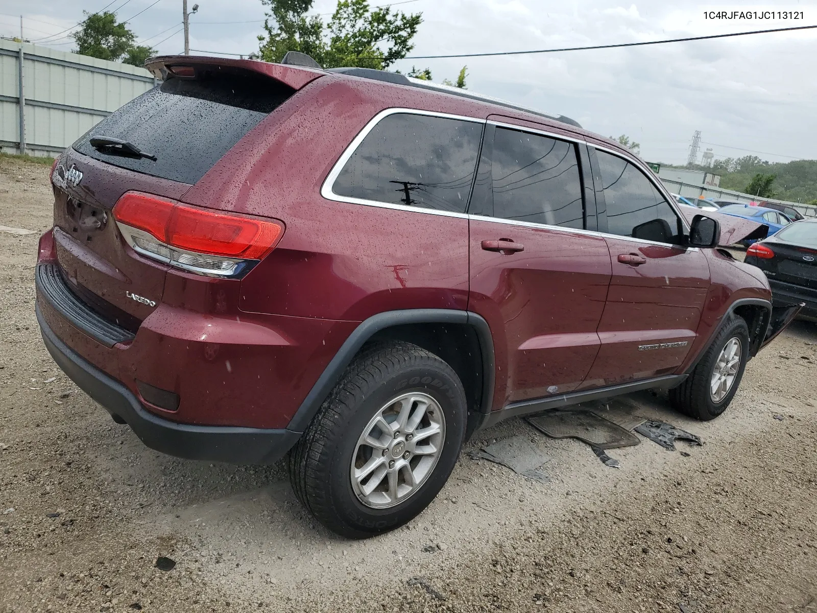 1C4RJFAG1JC113121 2018 Jeep Grand Cherokee Laredo