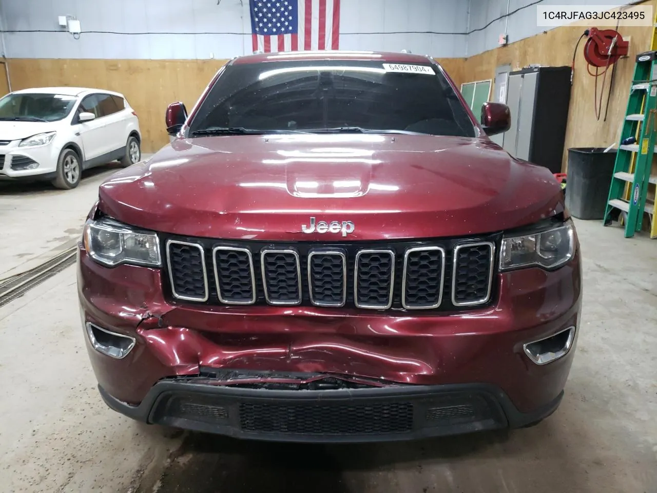 2018 Jeep Grand Cherokee Laredo VIN: 1C4RJFAG3JC423495 Lot: 64987904