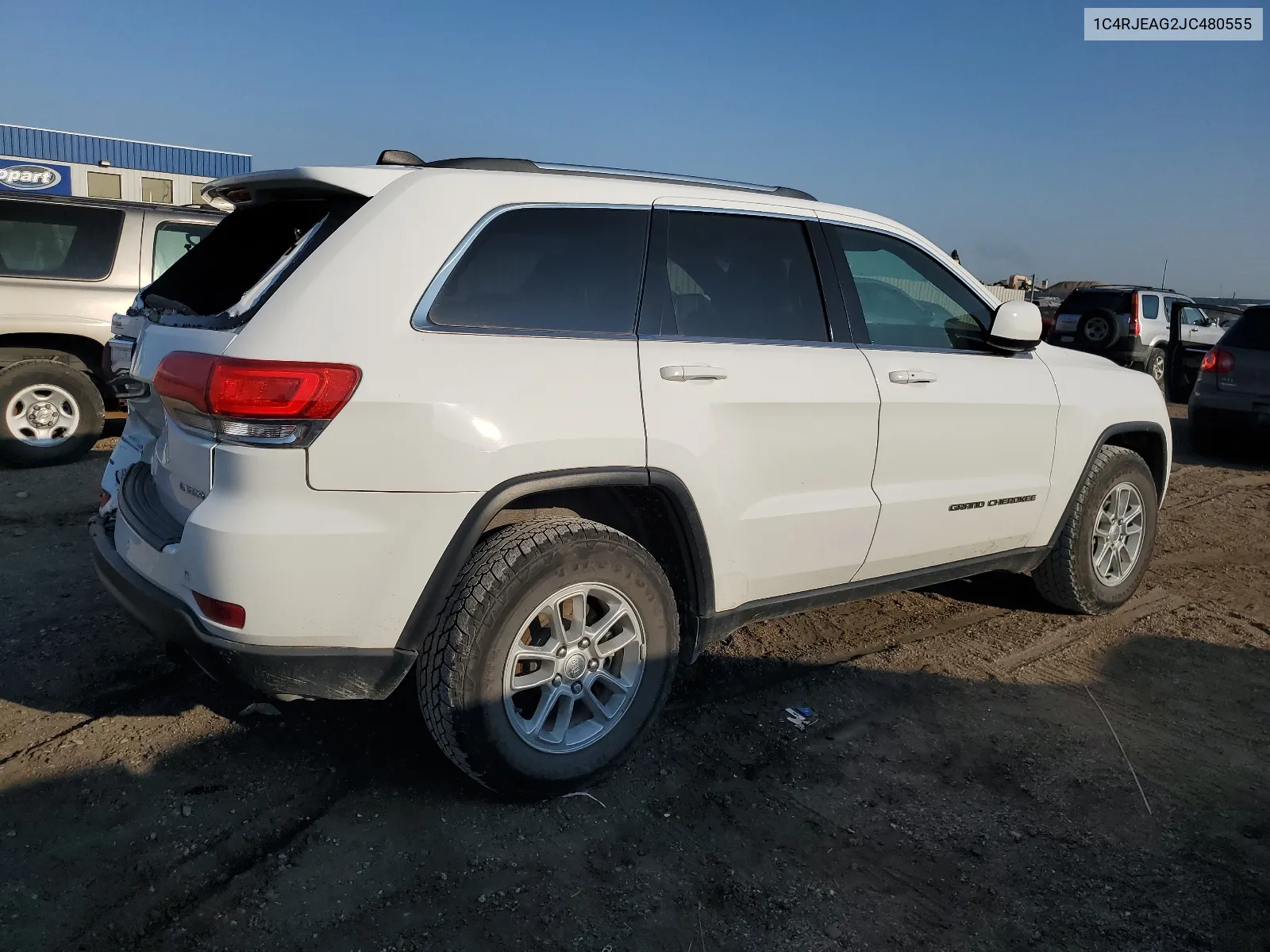 2018 Jeep Grand Cherokee Laredo VIN: 1C4RJEAG2JC480555 Lot: 65109294