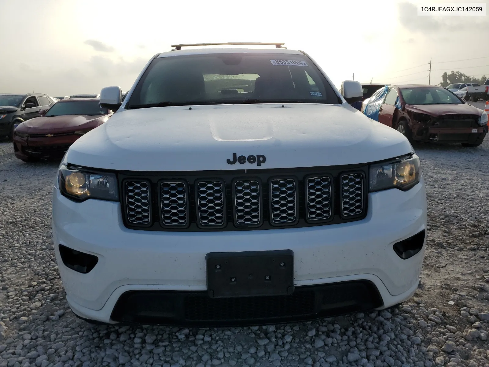 2018 Jeep Grand Cherokee Laredo VIN: 1C4RJEAGXJC142059 Lot: 65351064