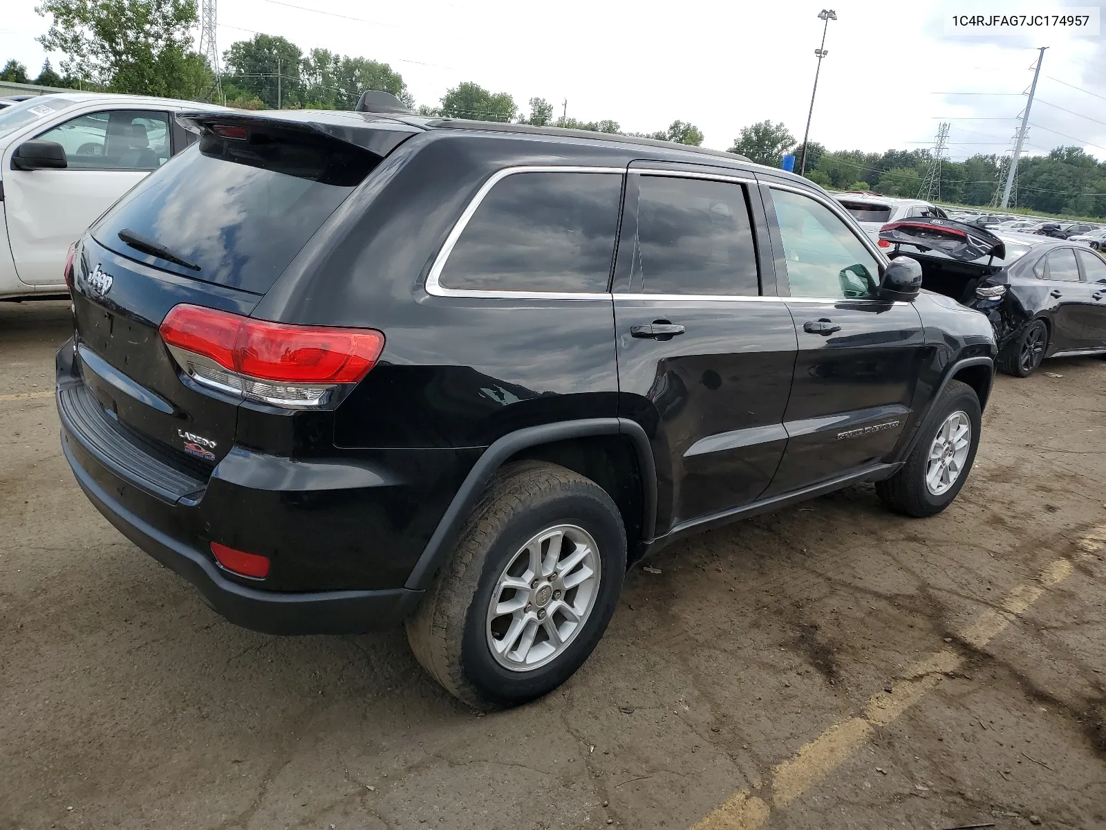 2018 Jeep Grand Cherokee Laredo VIN: 1C4RJFAG7JC174957 Lot: 66548924