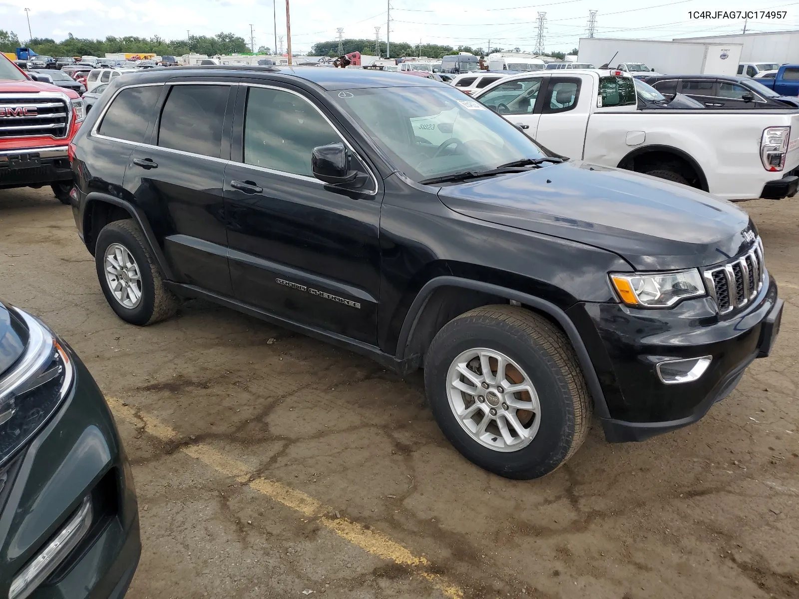 2018 Jeep Grand Cherokee Laredo VIN: 1C4RJFAG7JC174957 Lot: 66548924