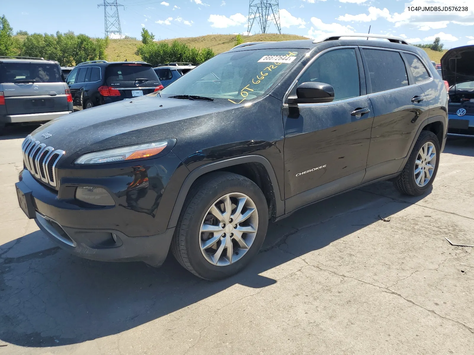 1C4PJMDB5JD576238 2018 Jeep Cherokee Limited