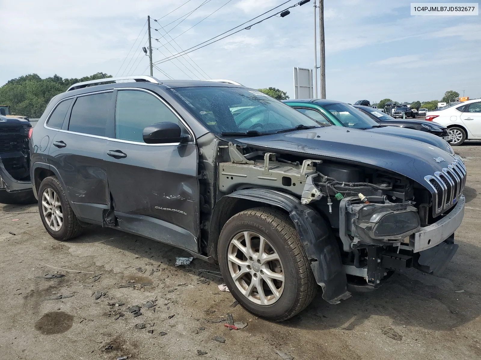 2018 Jeep Cherokee Latitude Plus VIN: 1C4PJMLB7JD532677 Lot: 66853944