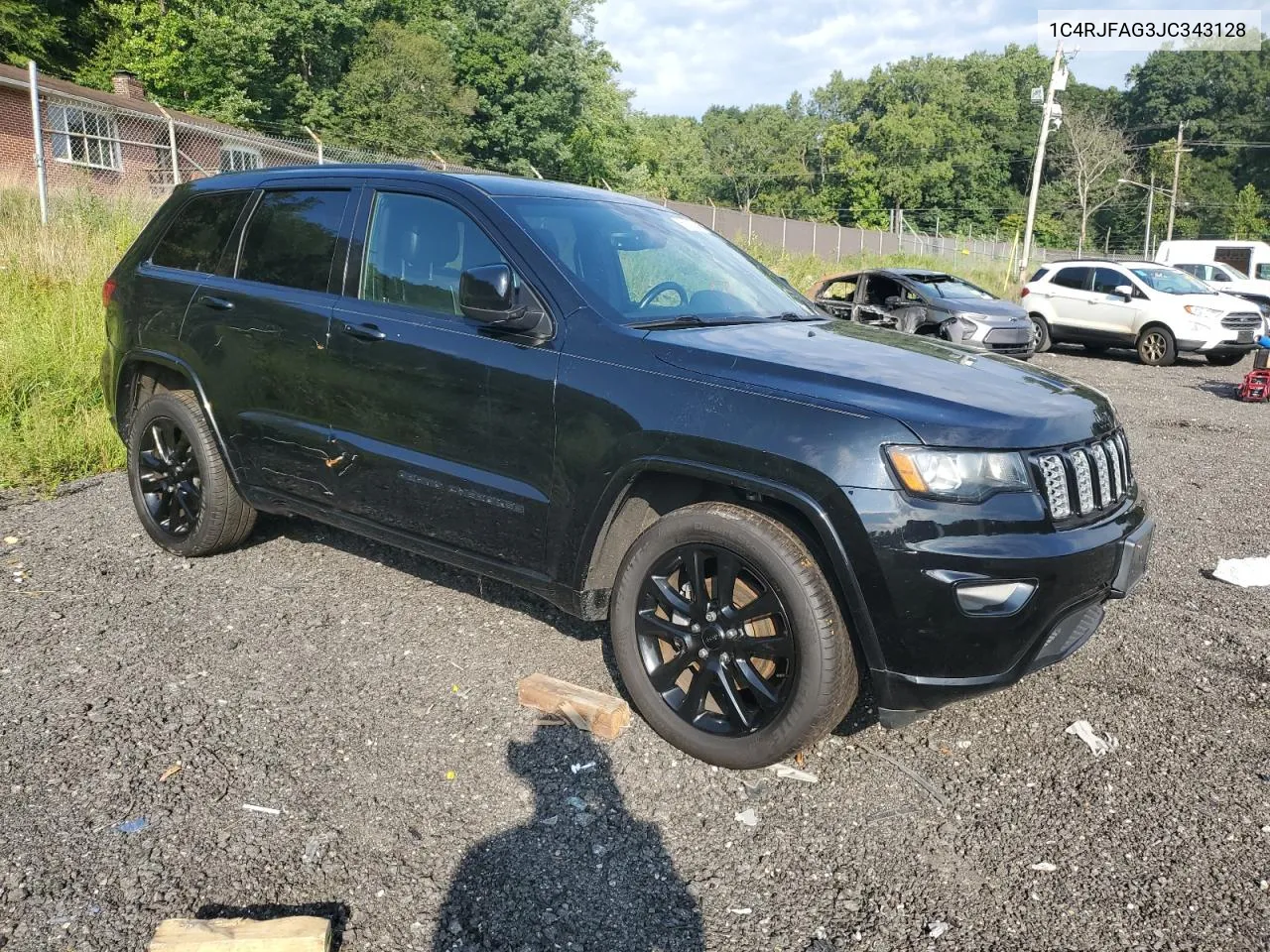 2018 Jeep Grand Cherokee Laredo VIN: 1C4RJFAG3JC343128 Lot: 66868044