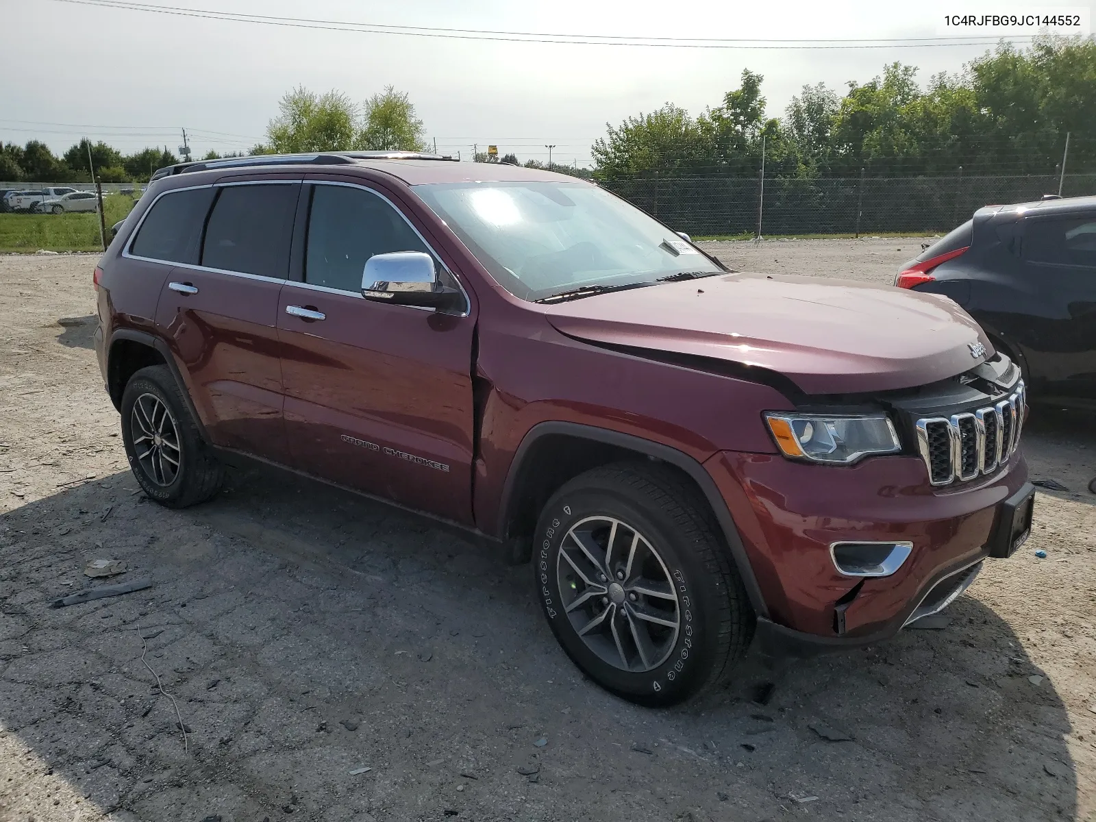 2018 Jeep Grand Cherokee Limited VIN: 1C4RJFBG9JC144552 Lot: 67047444