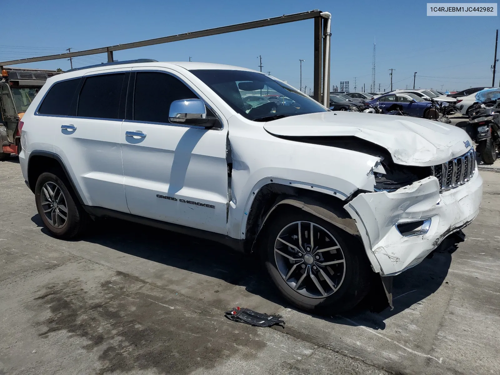 2018 Jeep Grand Cherokee Limited VIN: 1C4RJEBM1JC442982 Lot: 67069424