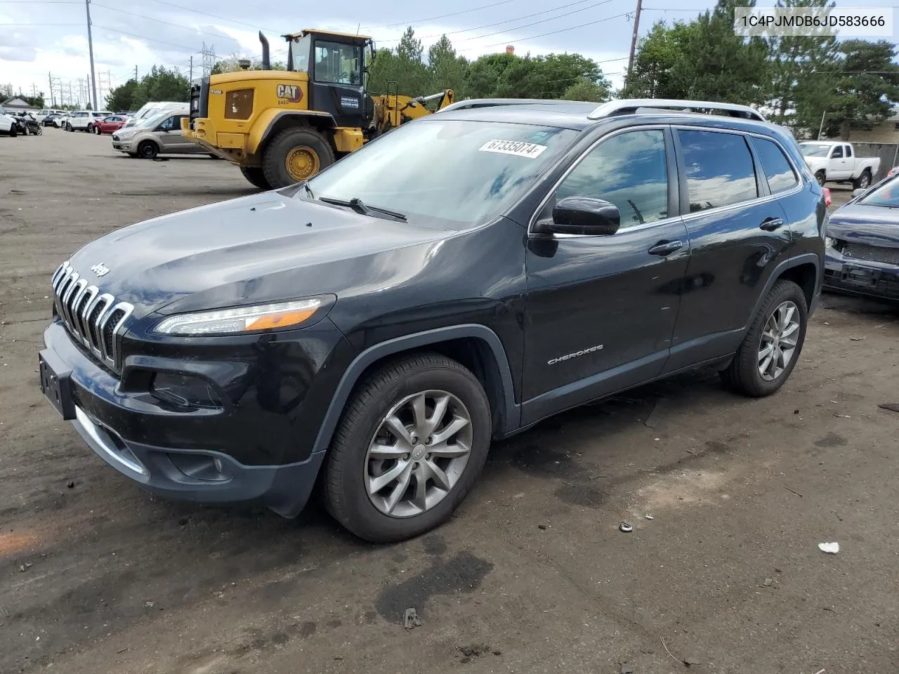 2018 Jeep Cherokee Limited VIN: 1C4PJMDB6JD583666 Lot: 67335074