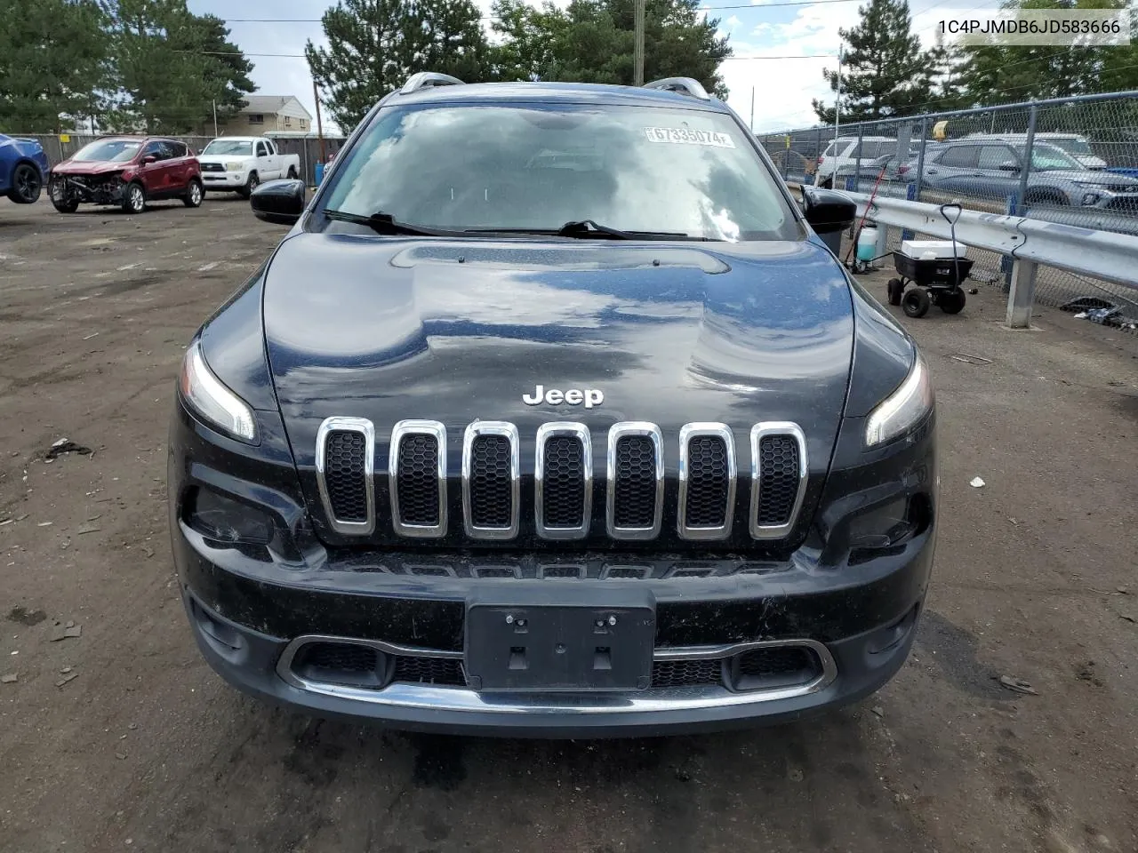 2018 Jeep Cherokee Limited VIN: 1C4PJMDB6JD583666 Lot: 67335074