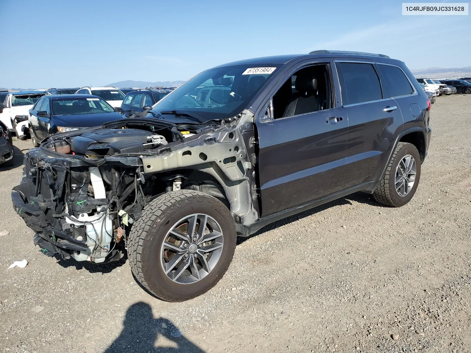 2018 Jeep Grand Cherokee Limited VIN: 1C4RJFBG9JC331628 Lot: 67351984