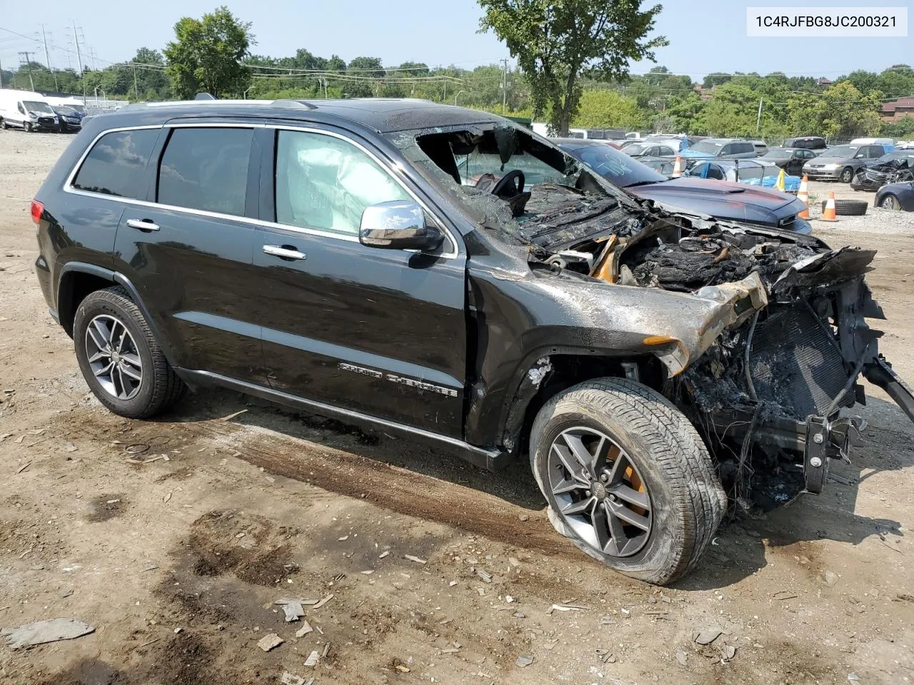 2018 Jeep Grand Cherokee Limited VIN: 1C4RJFBG8JC200321 Lot: 67515754