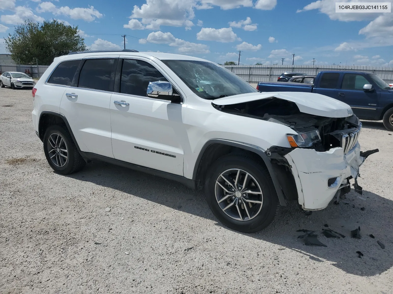 2018 Jeep Grand Cherokee Limited VIN: 1C4RJEBG3JC141155 Lot: 67555124