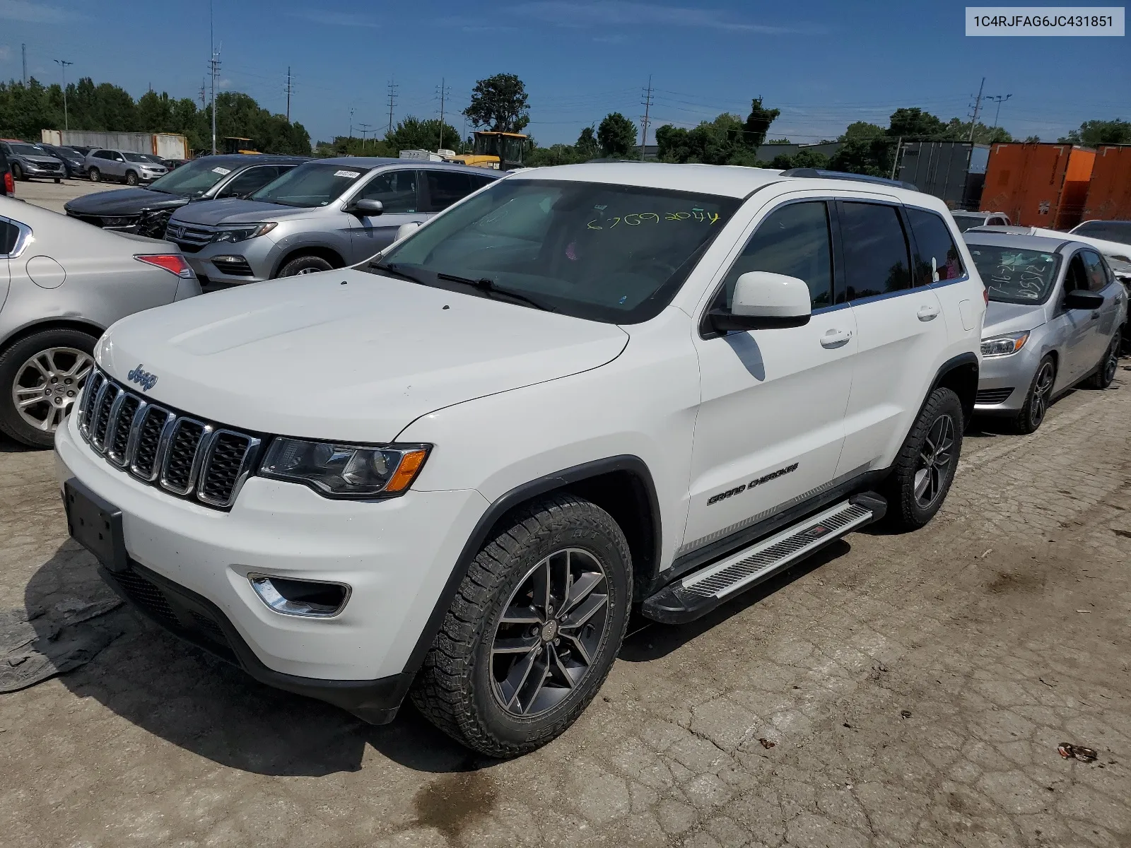 2018 Jeep Grand Cherokee Laredo VIN: 1C4RJFAG6JC431851 Lot: 67692044