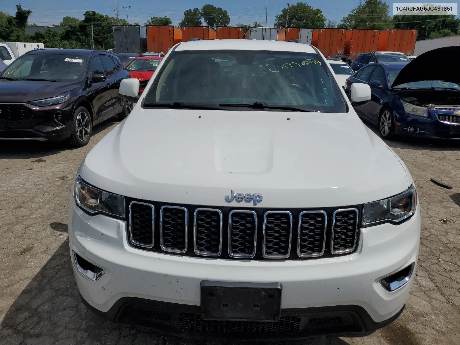 1C4RJFAG6JC431851 2018 Jeep Grand Cherokee Laredo