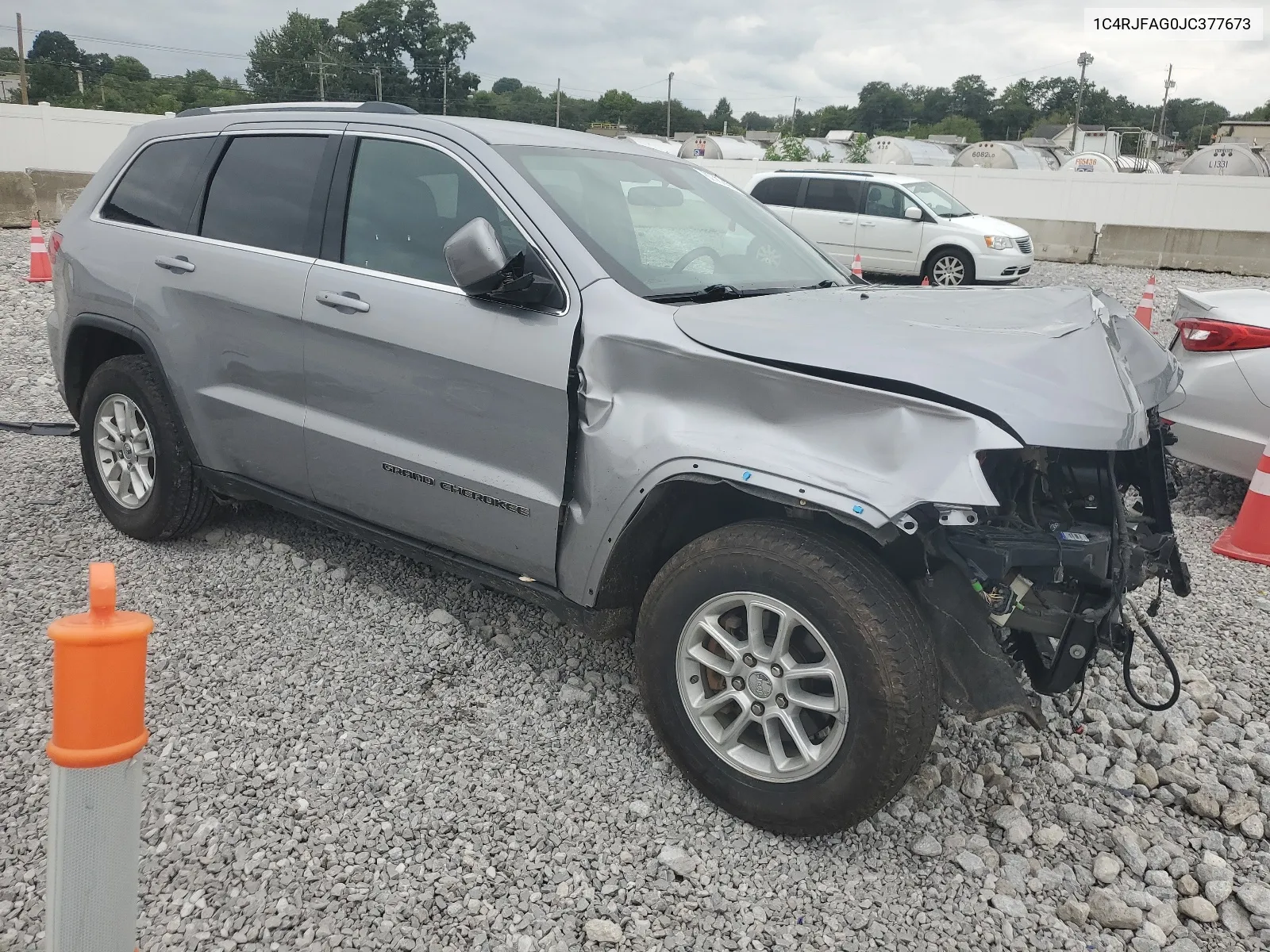 2018 Jeep Grand Cherokee Laredo VIN: 1C4RJFAG0JC377673 Lot: 67767404