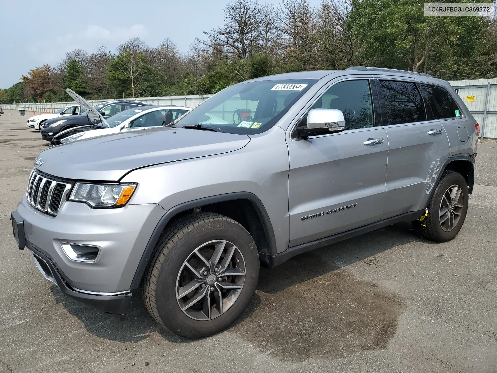 2018 Jeep Grand Cherokee Limited VIN: 1C4RJFBG3JC369372 Lot: 67883964