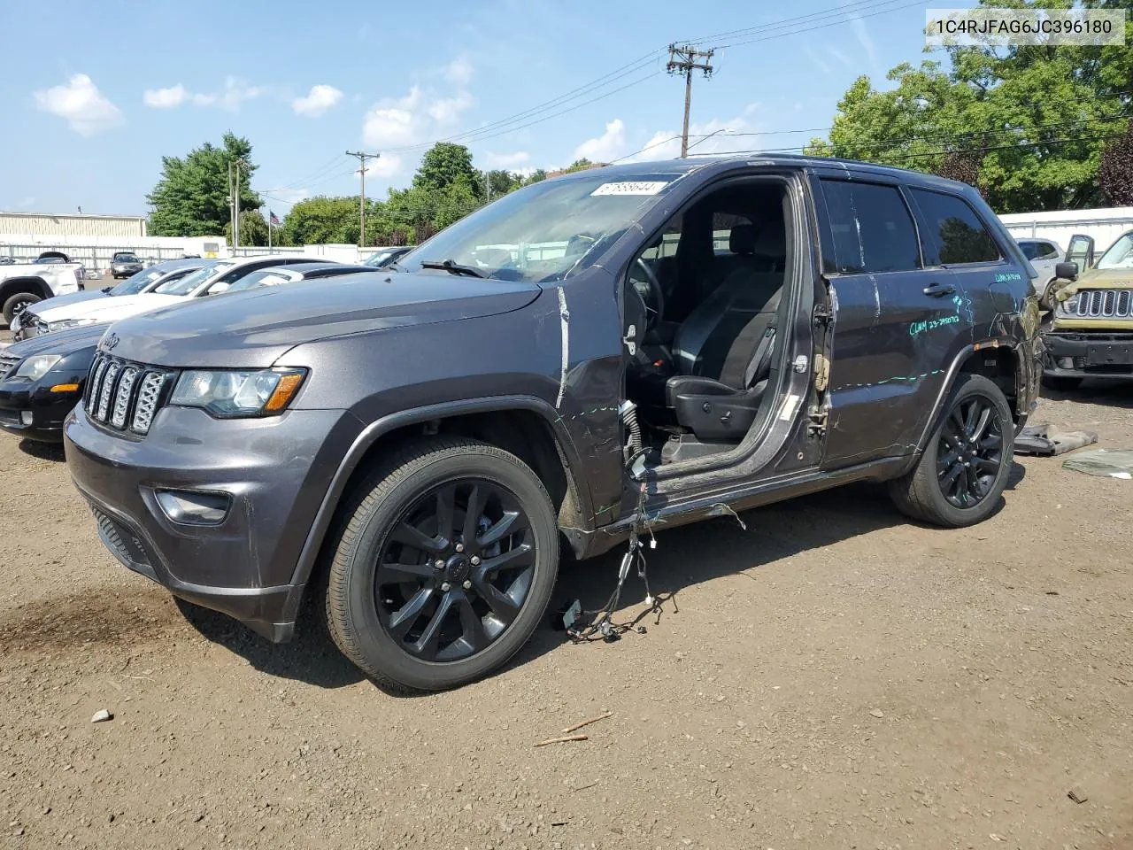 2018 Jeep Grand Cherokee Laredo VIN: 1C4RJFAG6JC396180 Lot: 67888644