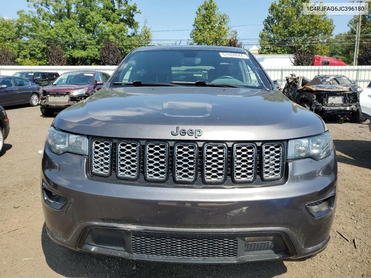 2018 Jeep Grand Cherokee Laredo VIN: 1C4RJFAG6JC396180 Lot: 67888644