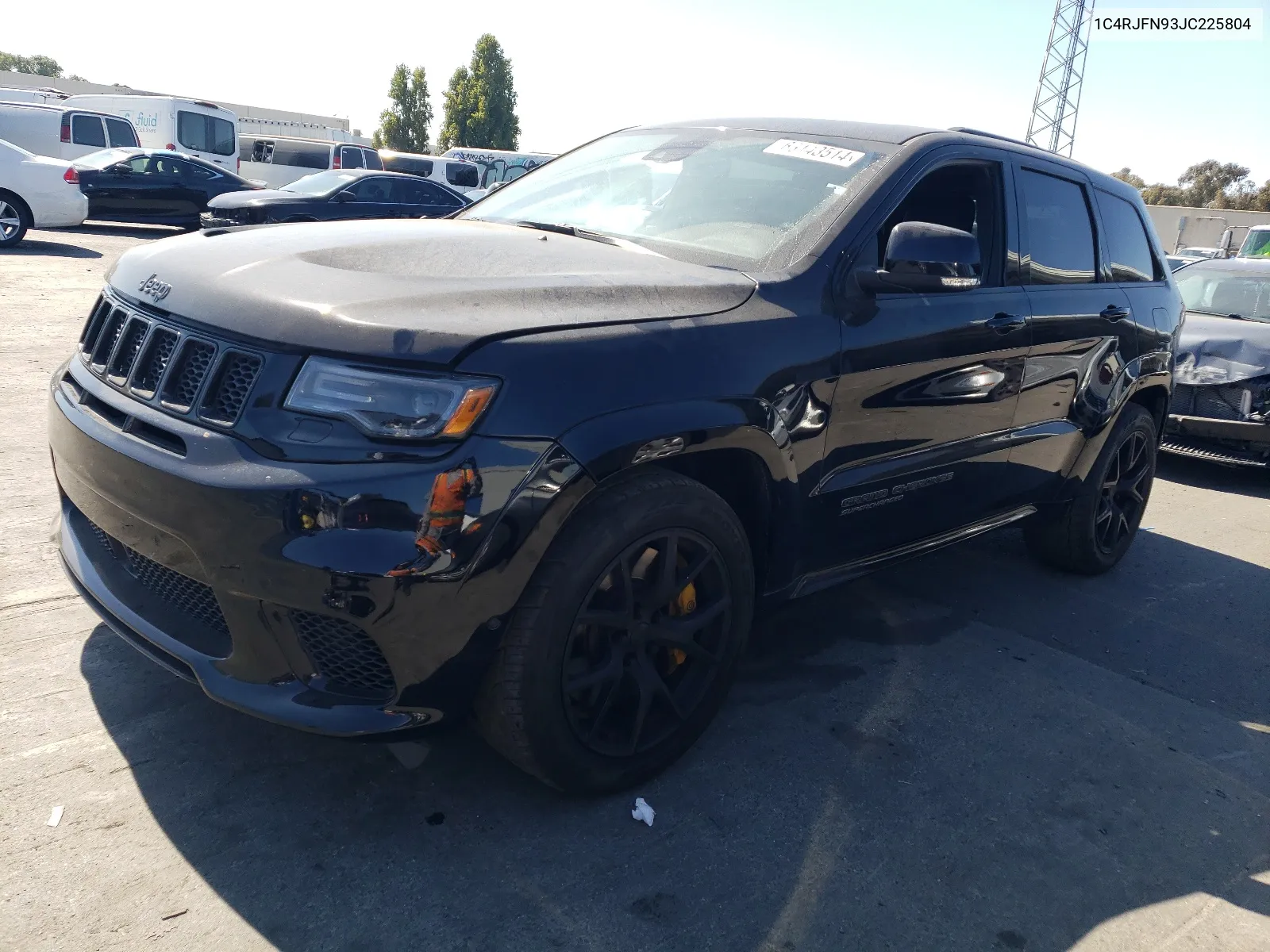 2018 Jeep Grand Cherokee Trackhawk VIN: 1C4RJFN93JC225804 Lot: 68143514