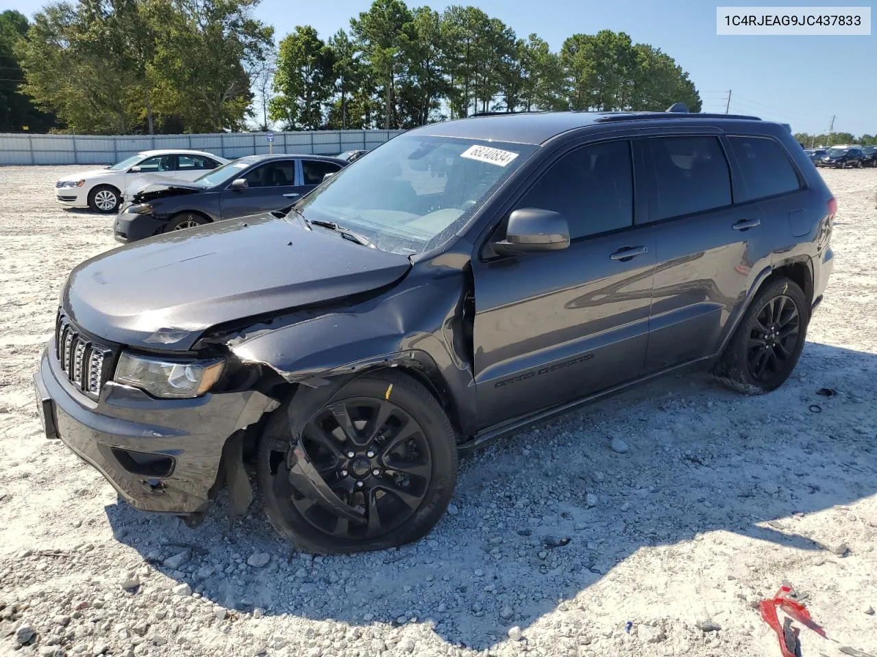 2018 Jeep Grand Cherokee Laredo VIN: 1C4RJEAG9JC437833 Lot: 68240834