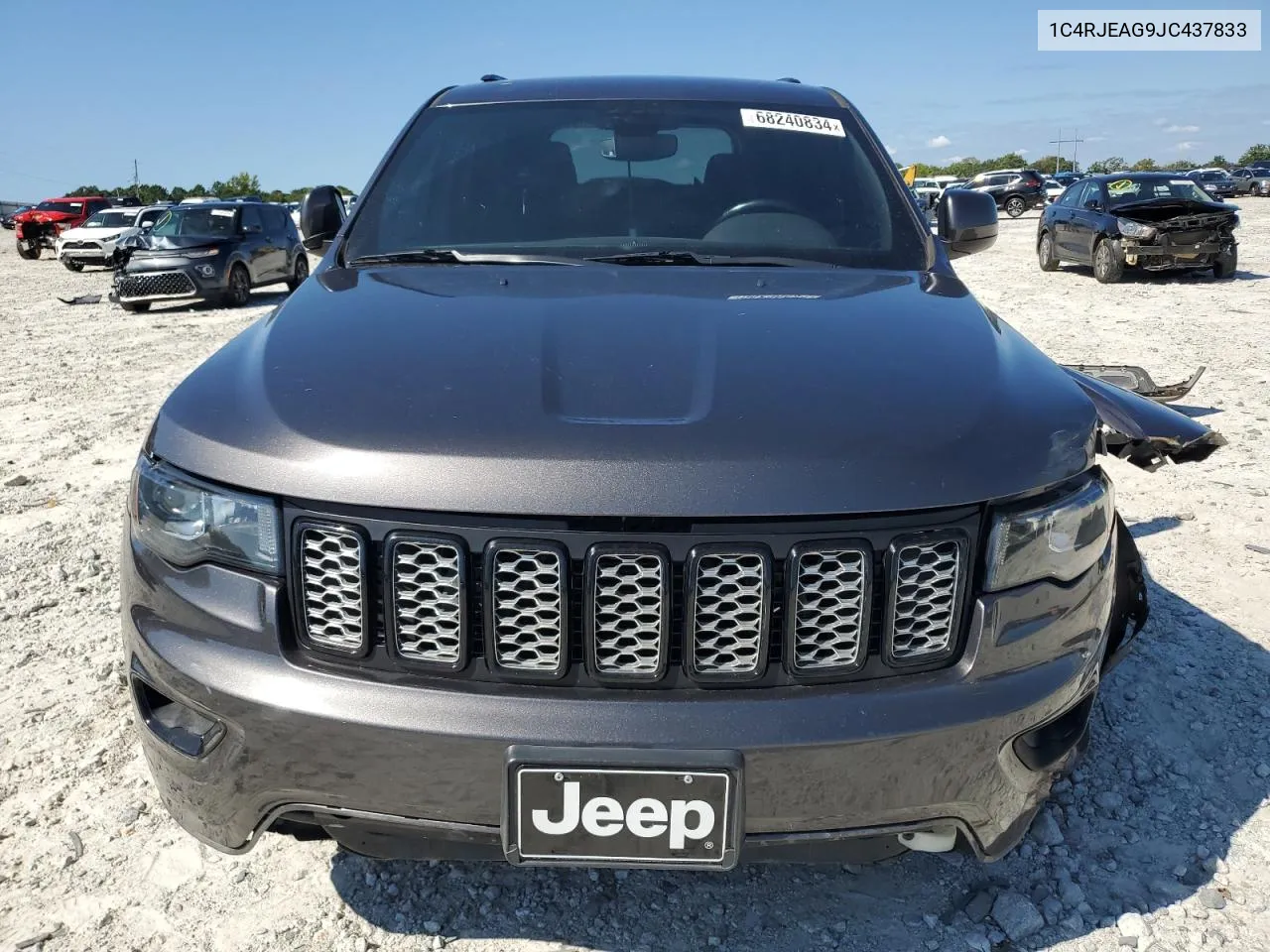 2018 Jeep Grand Cherokee Laredo VIN: 1C4RJEAG9JC437833 Lot: 68240834