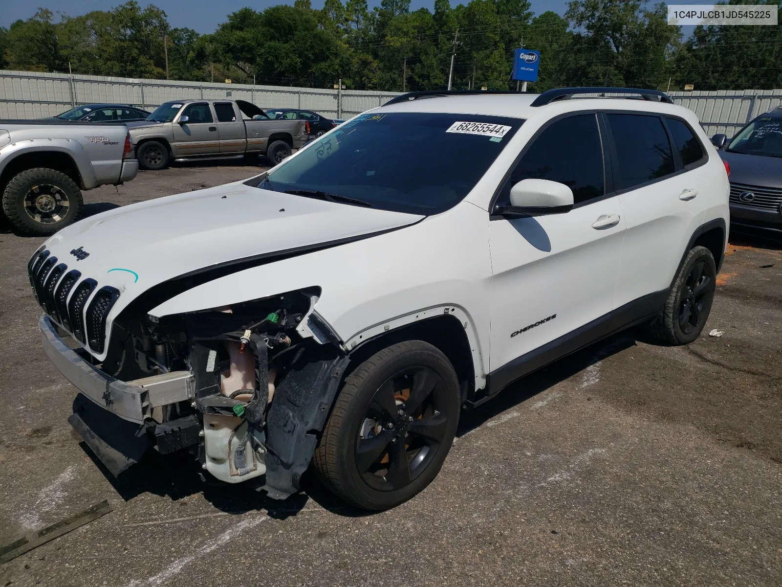 2018 Jeep Cherokee Latitude VIN: 1C4PJLCB1JD545225 Lot: 68265544