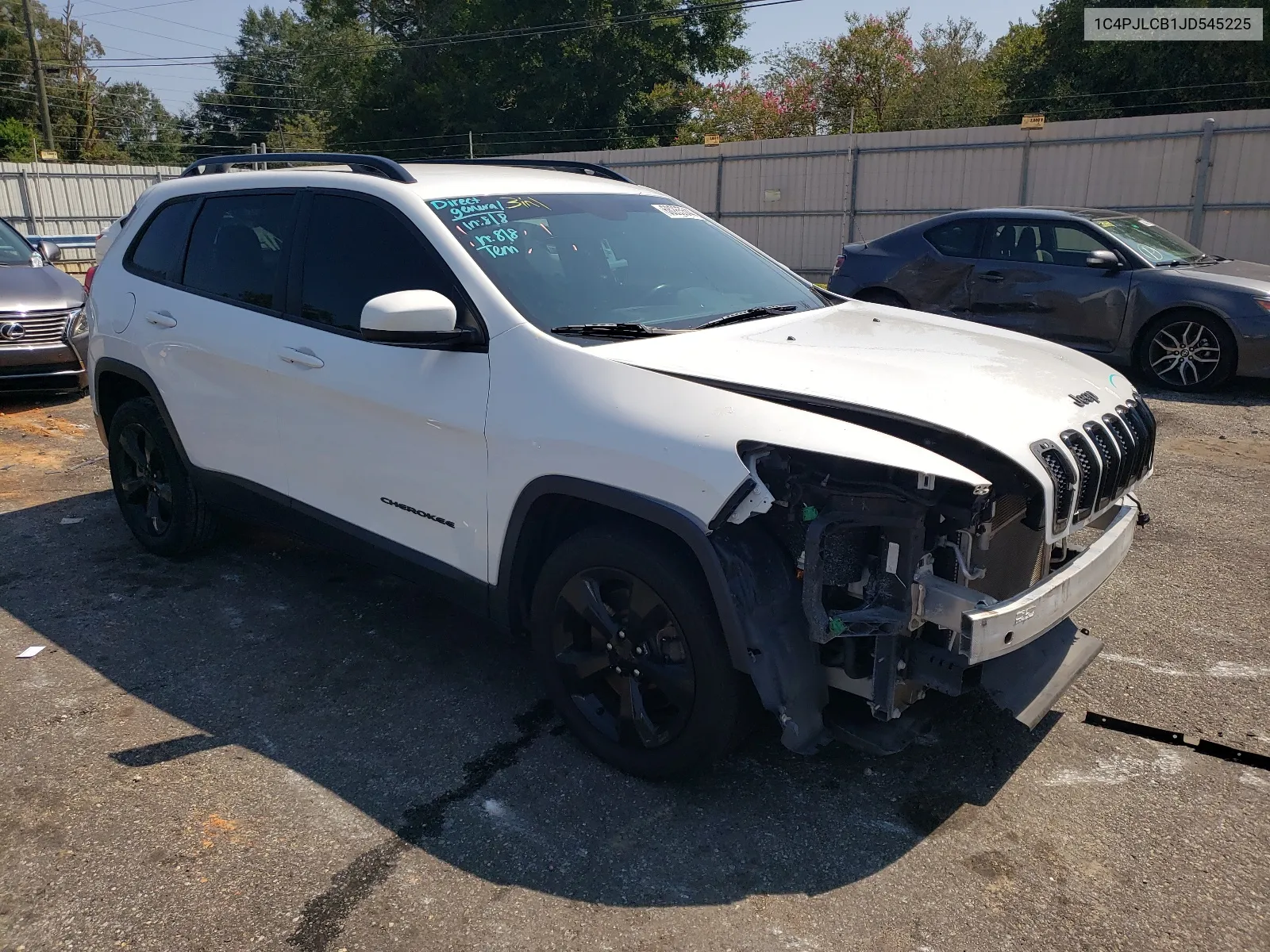 1C4PJLCB1JD545225 2018 Jeep Cherokee Latitude