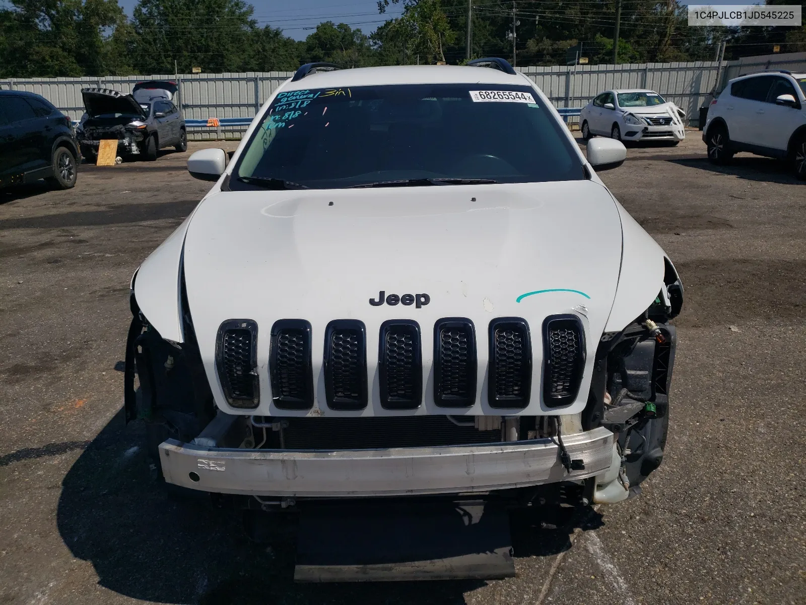 2018 Jeep Cherokee Latitude VIN: 1C4PJLCB1JD545225 Lot: 68265544