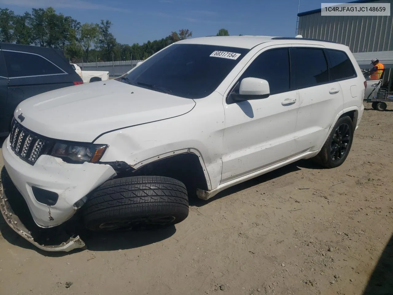 2018 Jeep Grand Cherokee Laredo VIN: 1C4RJFAG1JC148659 Lot: 68317154