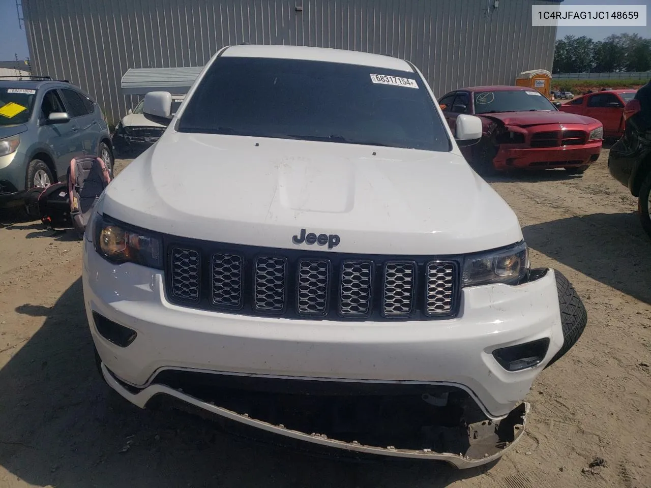 2018 Jeep Grand Cherokee Laredo VIN: 1C4RJFAG1JC148659 Lot: 68317154