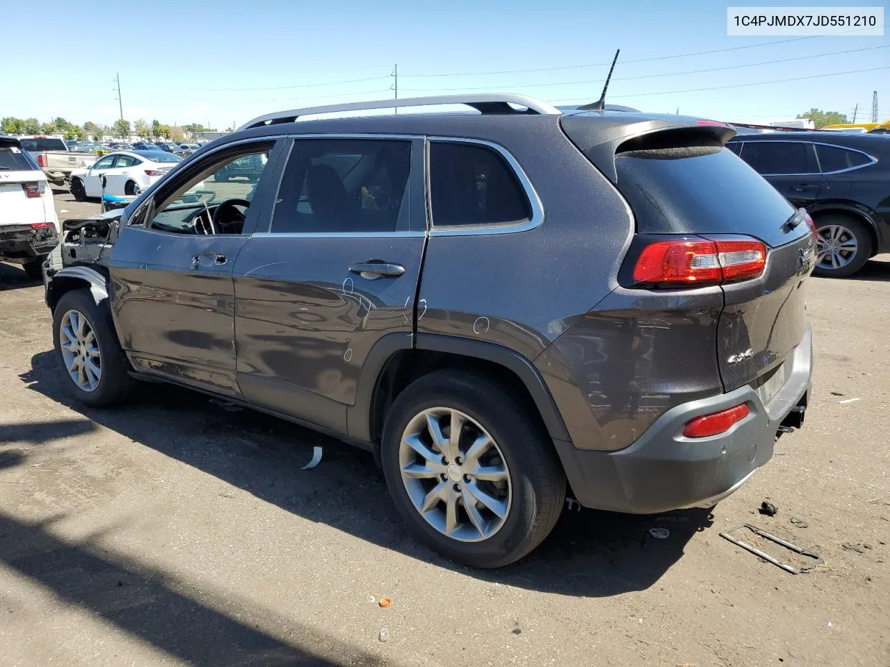 2018 Jeep Cherokee Limited VIN: 1C4PJMDX7JD551210 Lot: 68324184