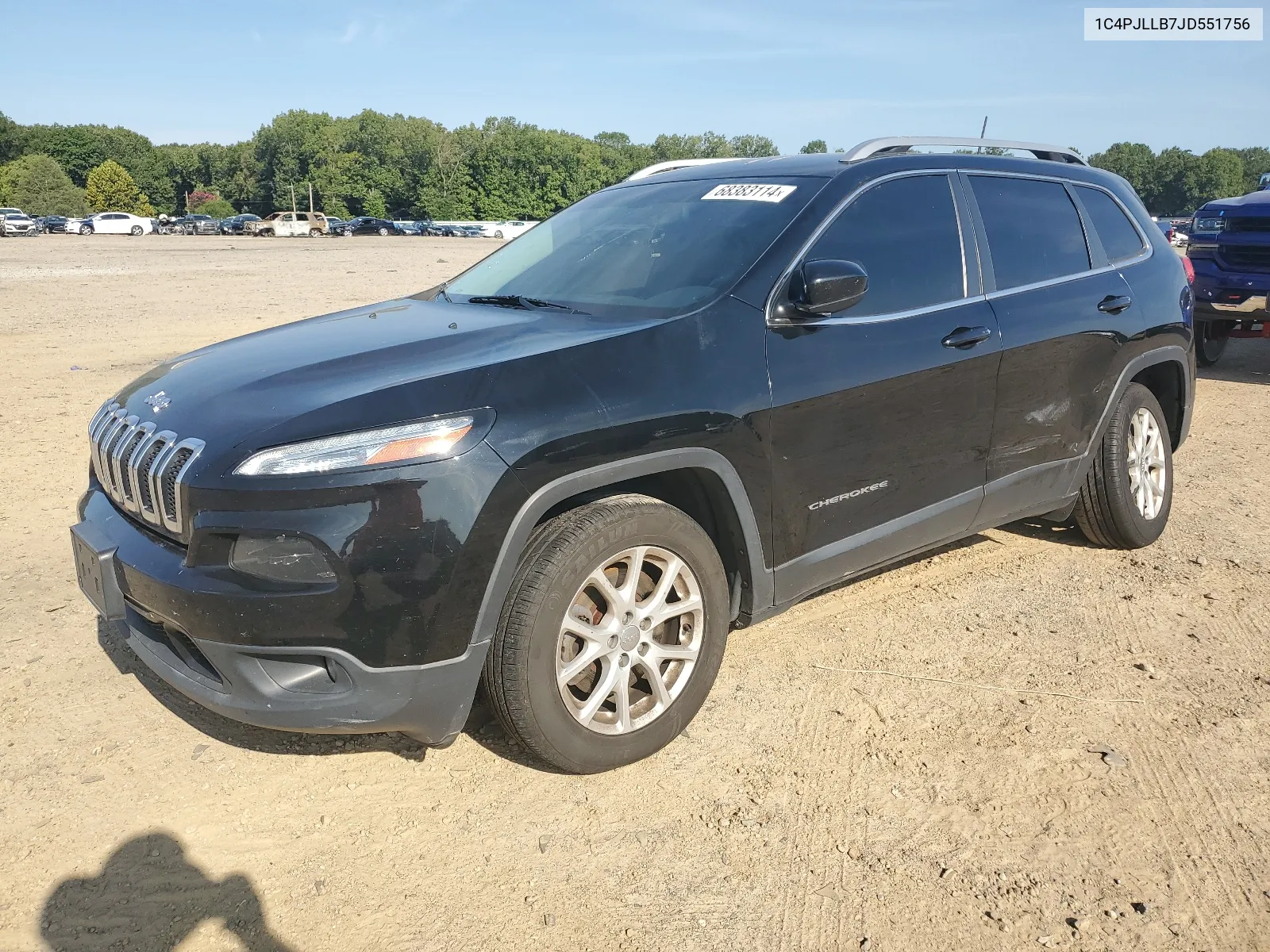 1C4PJLLB7JD551756 2018 Jeep Cherokee Latitude Plus