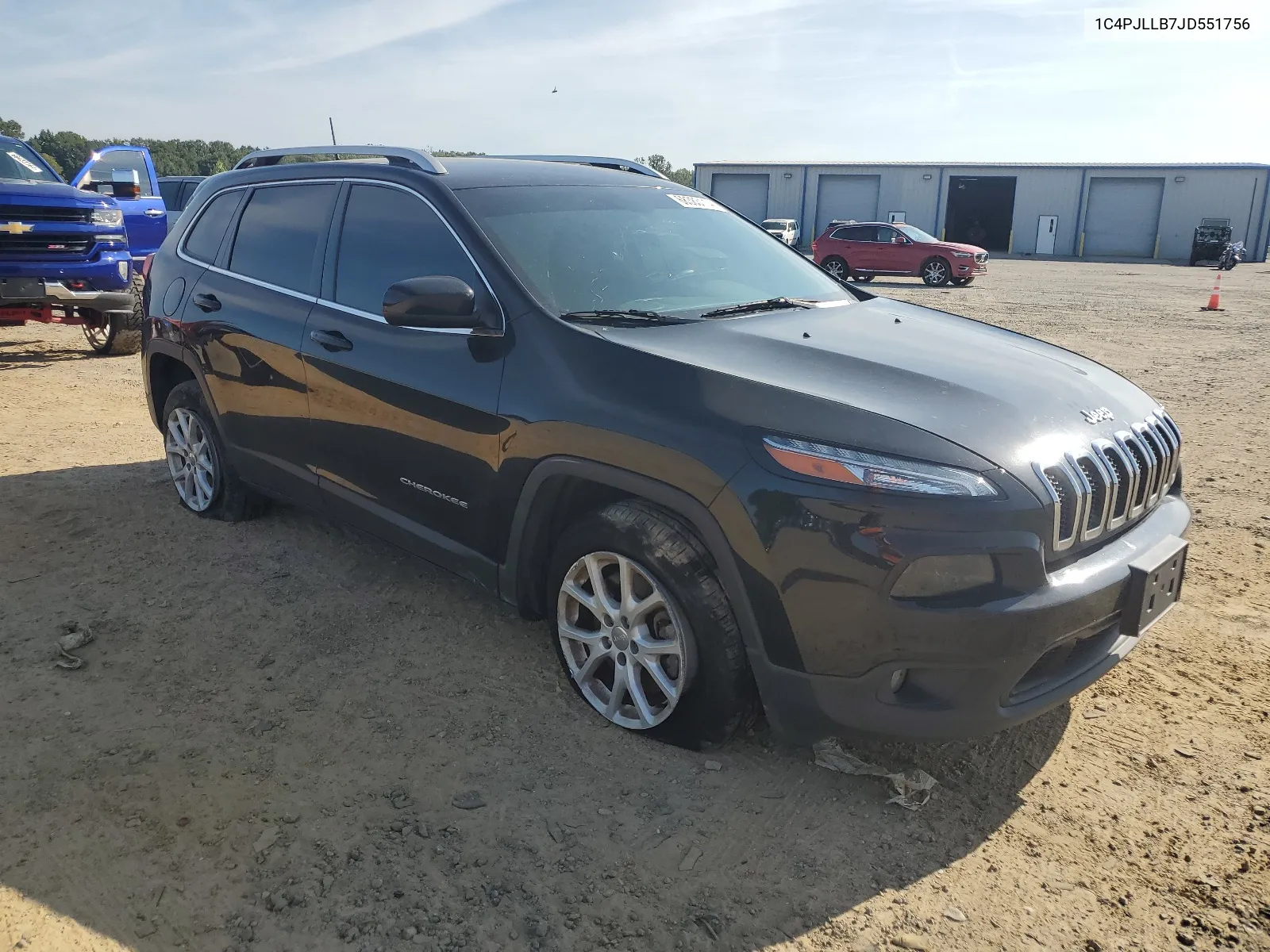 2018 Jeep Cherokee Latitude Plus VIN: 1C4PJLLB7JD551756 Lot: 68383114