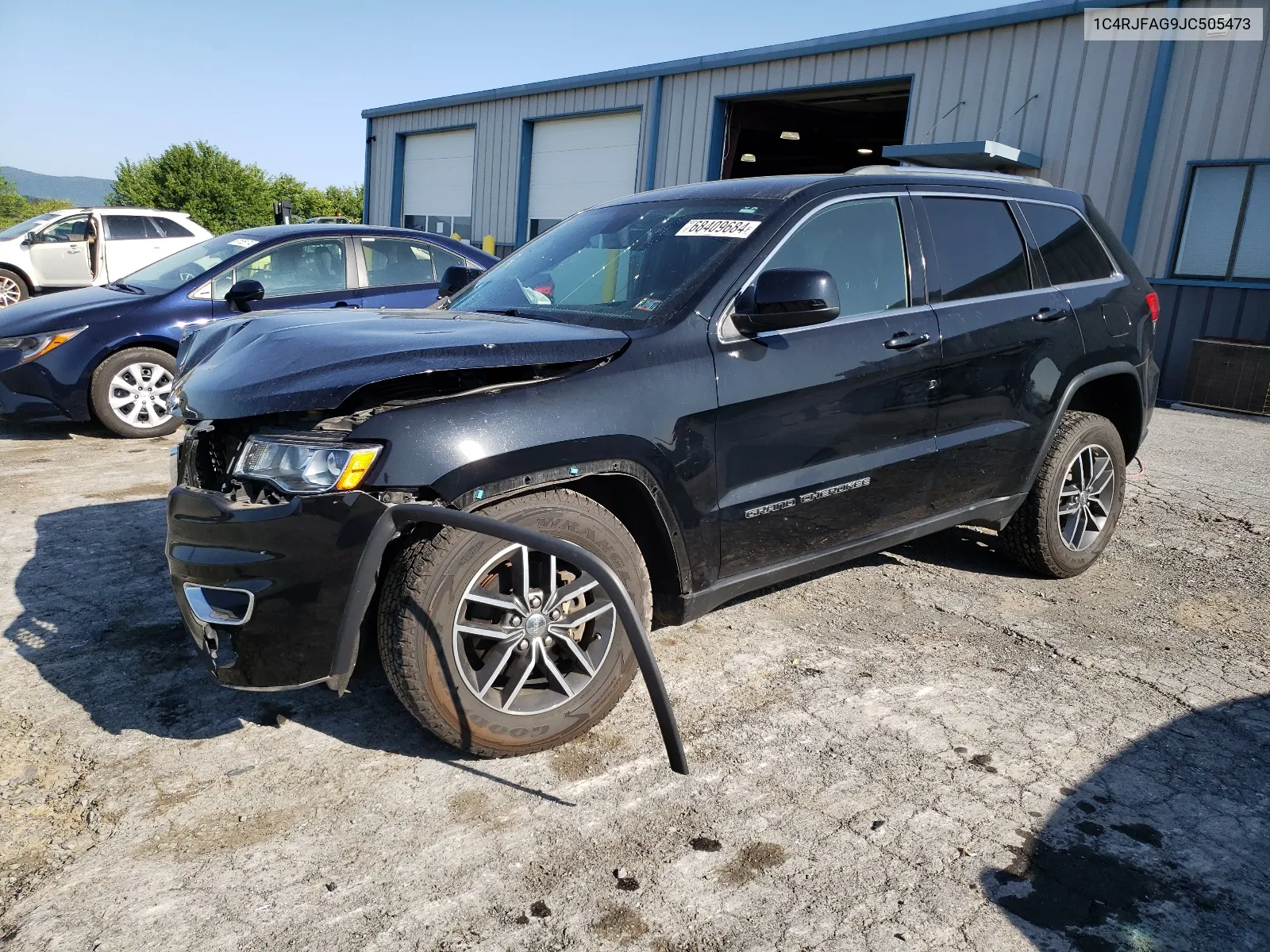 2018 Jeep Grand Cherokee Laredo VIN: 1C4RJFAG9JC505473 Lot: 68409684