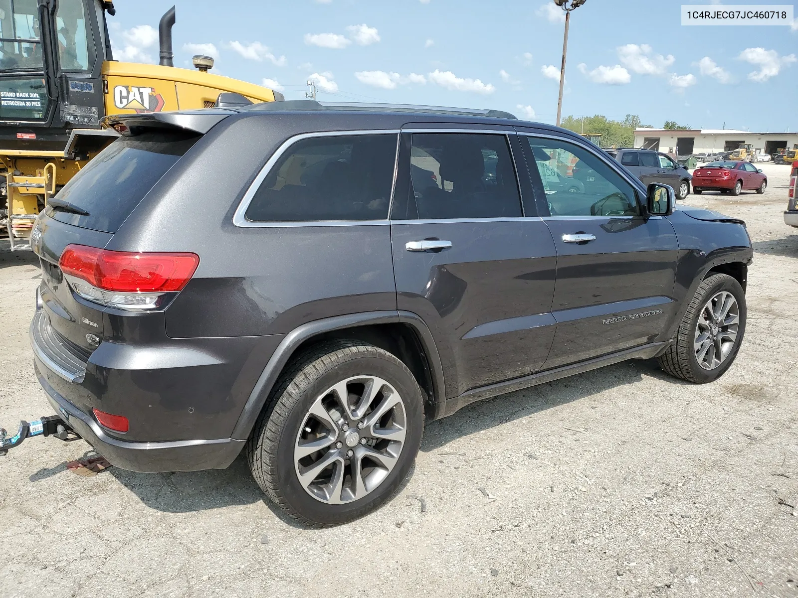 2018 Jeep Grand Cherokee Overland VIN: 1C4RJECG7JC460718 Lot: 68427164