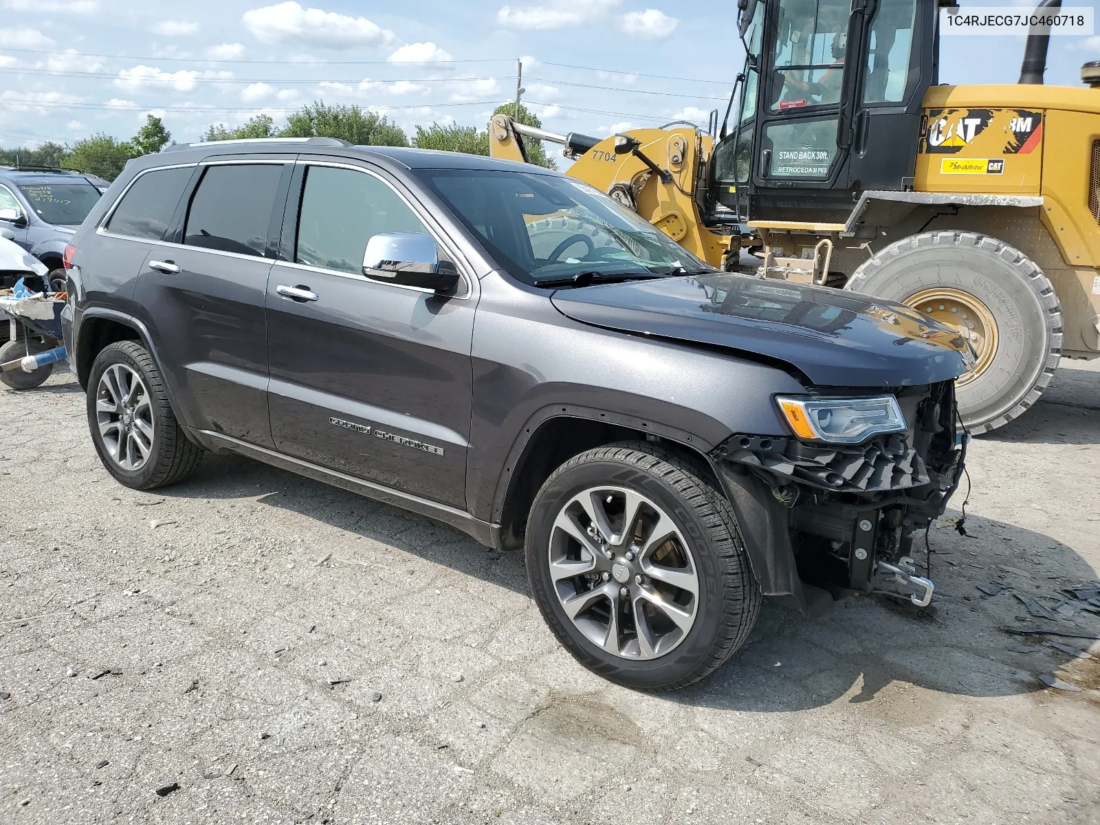 2018 Jeep Grand Cherokee Overland VIN: 1C4RJECG7JC460718 Lot: 68427164