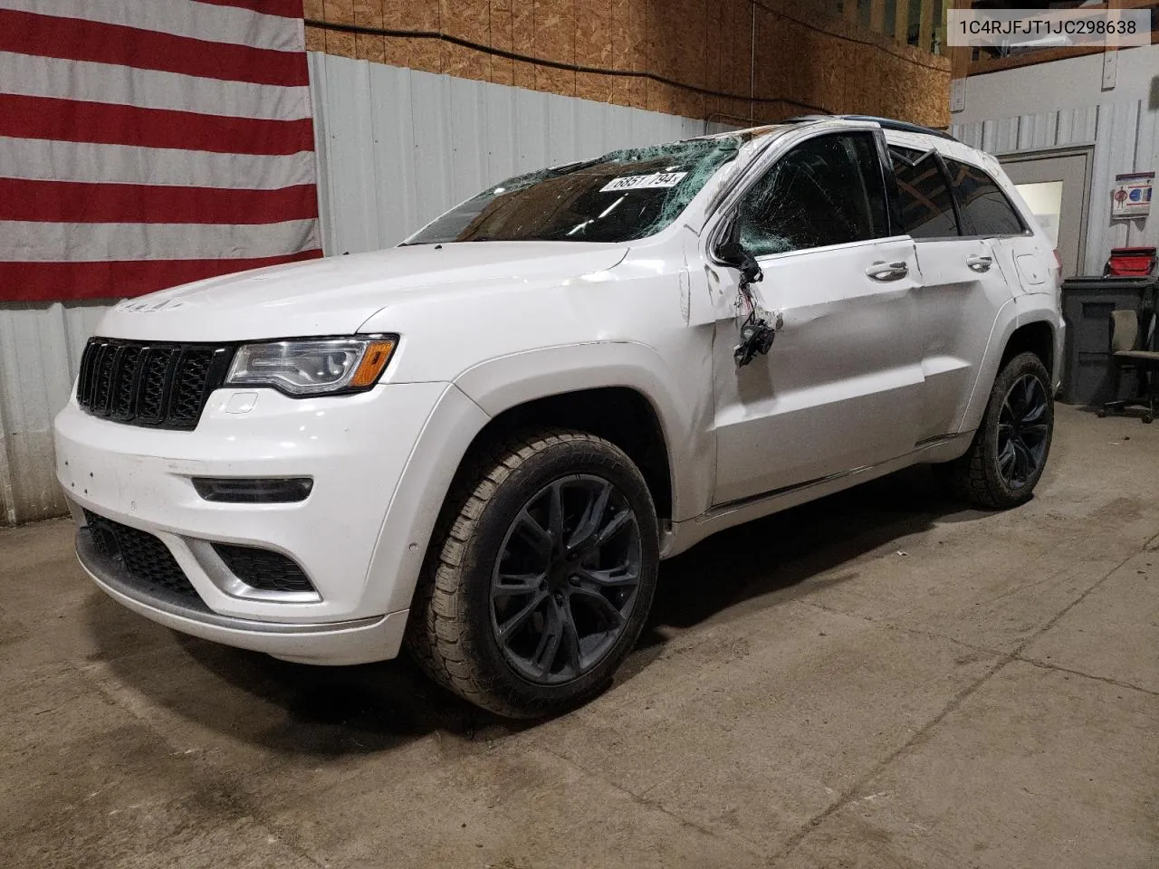 2018 Jeep Grand Cherokee Summit VIN: 1C4RJFJT1JC298638 Lot: 68517794