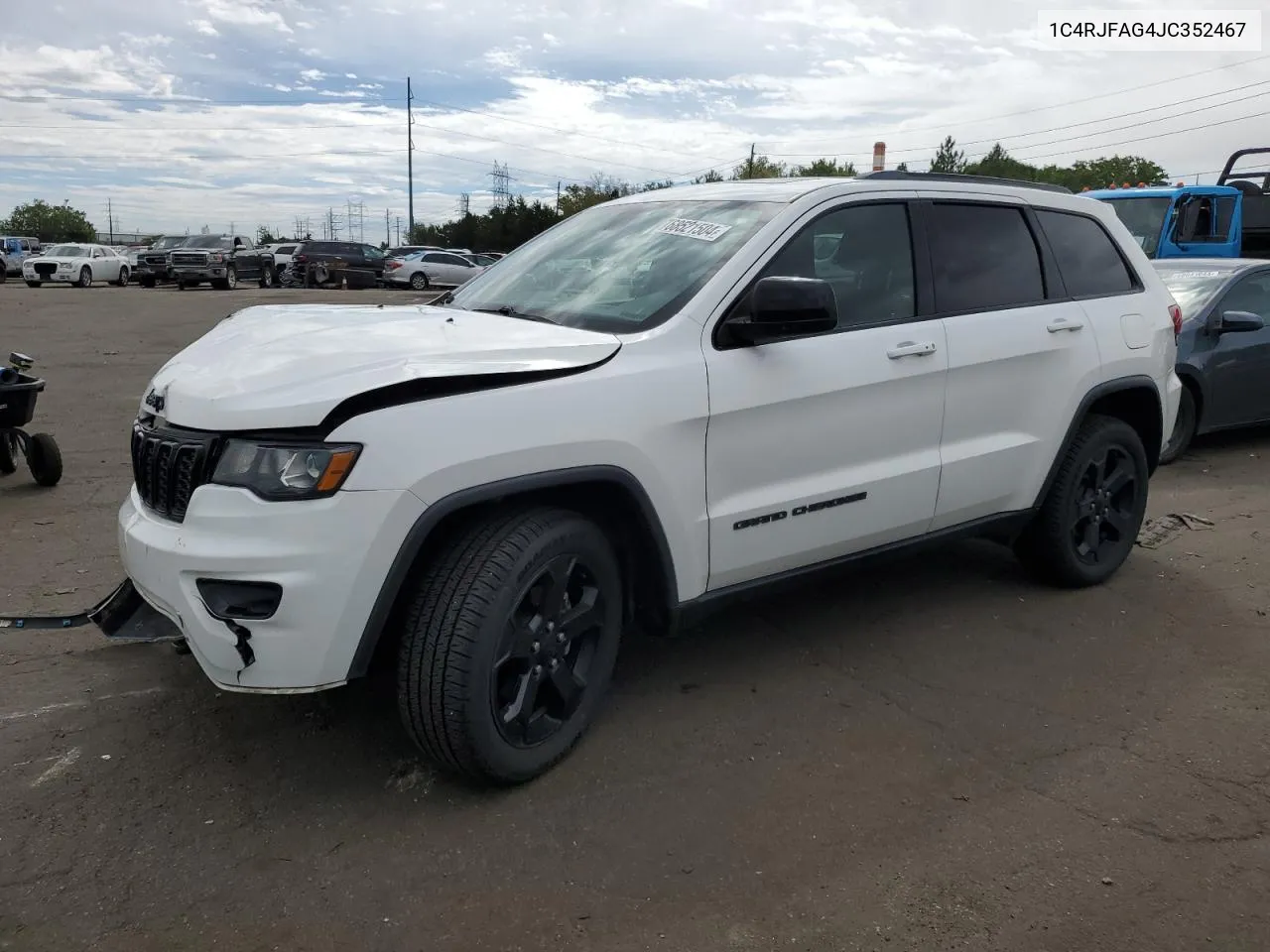 2018 Jeep Grand Cherokee Laredo VIN: 1C4RJFAG4JC352467 Lot: 68521504