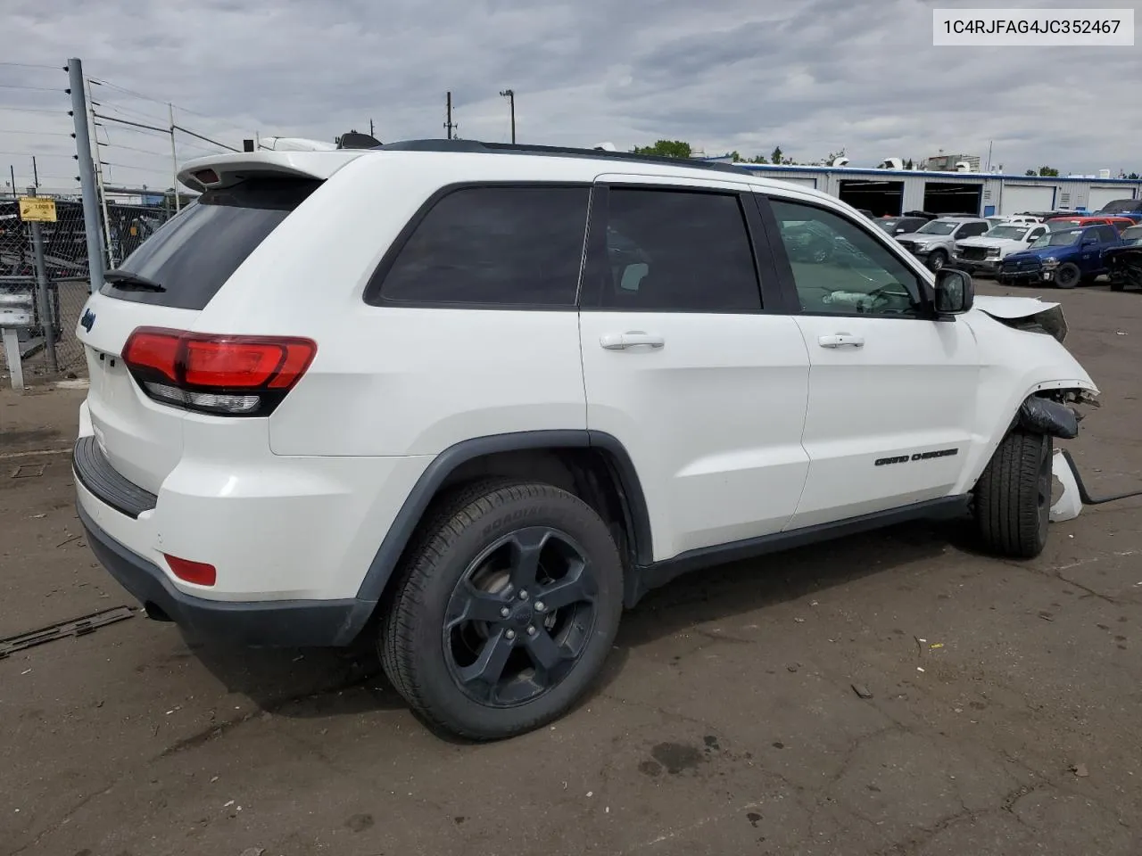 2018 Jeep Grand Cherokee Laredo VIN: 1C4RJFAG4JC352467 Lot: 68521504