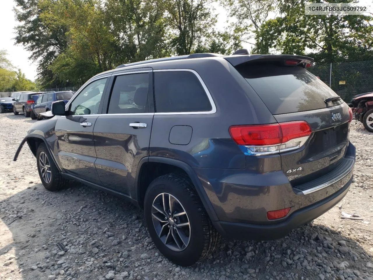 2018 Jeep Grand Cherokee Limited VIN: 1C4RJFBG3JC509792 Lot: 68554504