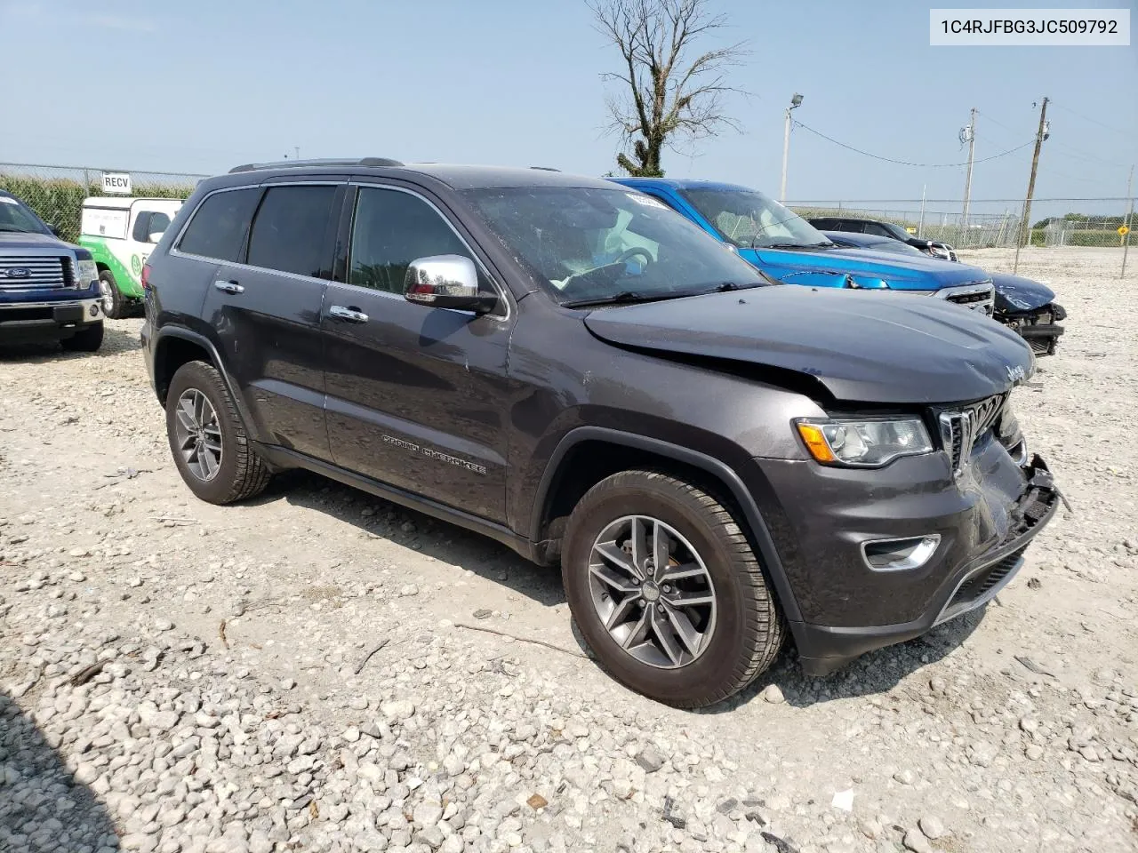 2018 Jeep Grand Cherokee Limited VIN: 1C4RJFBG3JC509792 Lot: 68554504