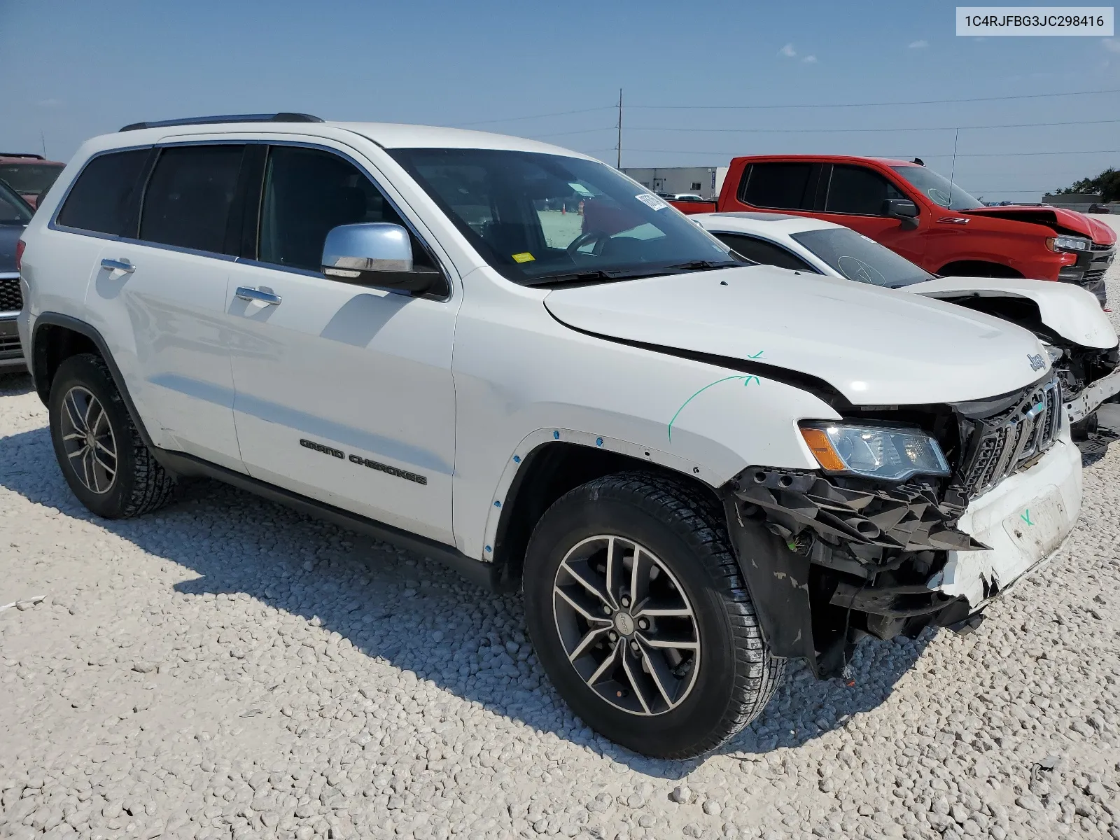 2018 Jeep Grand Cherokee Limited VIN: 1C4RJFBG3JC298416 Lot: 68567054