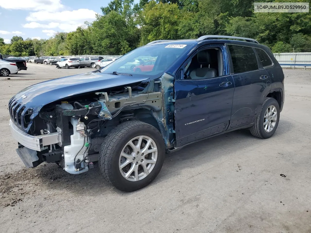 2018 Jeep Cherokee Latitude Plus VIN: 1C4PJMLB9JD529960 Lot: 68572714