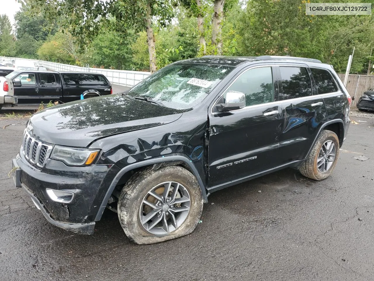 2018 Jeep Grand Cherokee Limited VIN: 1C4RJFBGXJC129722 Lot: 68762044